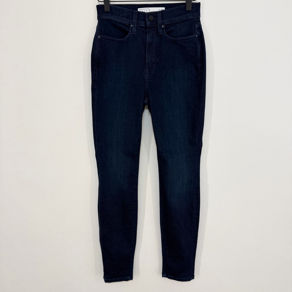 AYR Women's The Hi-Rise Skinny Dark Blue Jeans Size 26x26